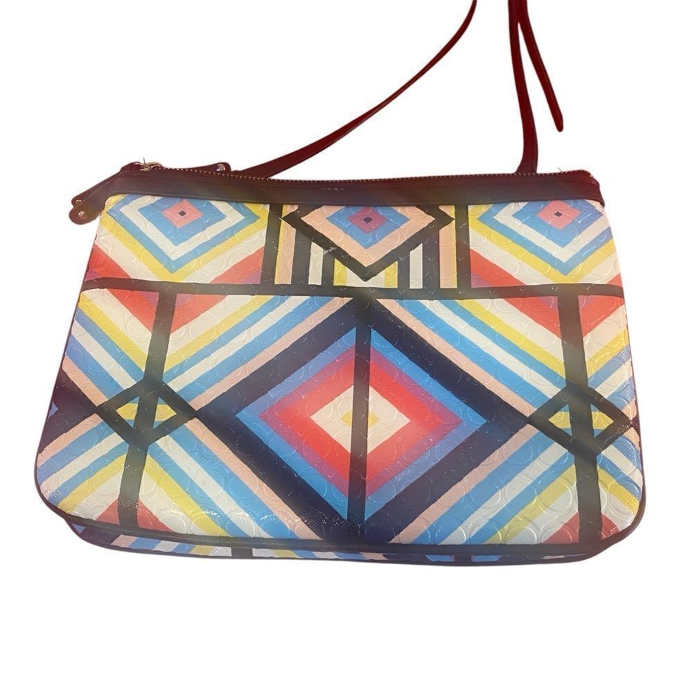 Nine West Geometric Multicolor Crossbody Bag.